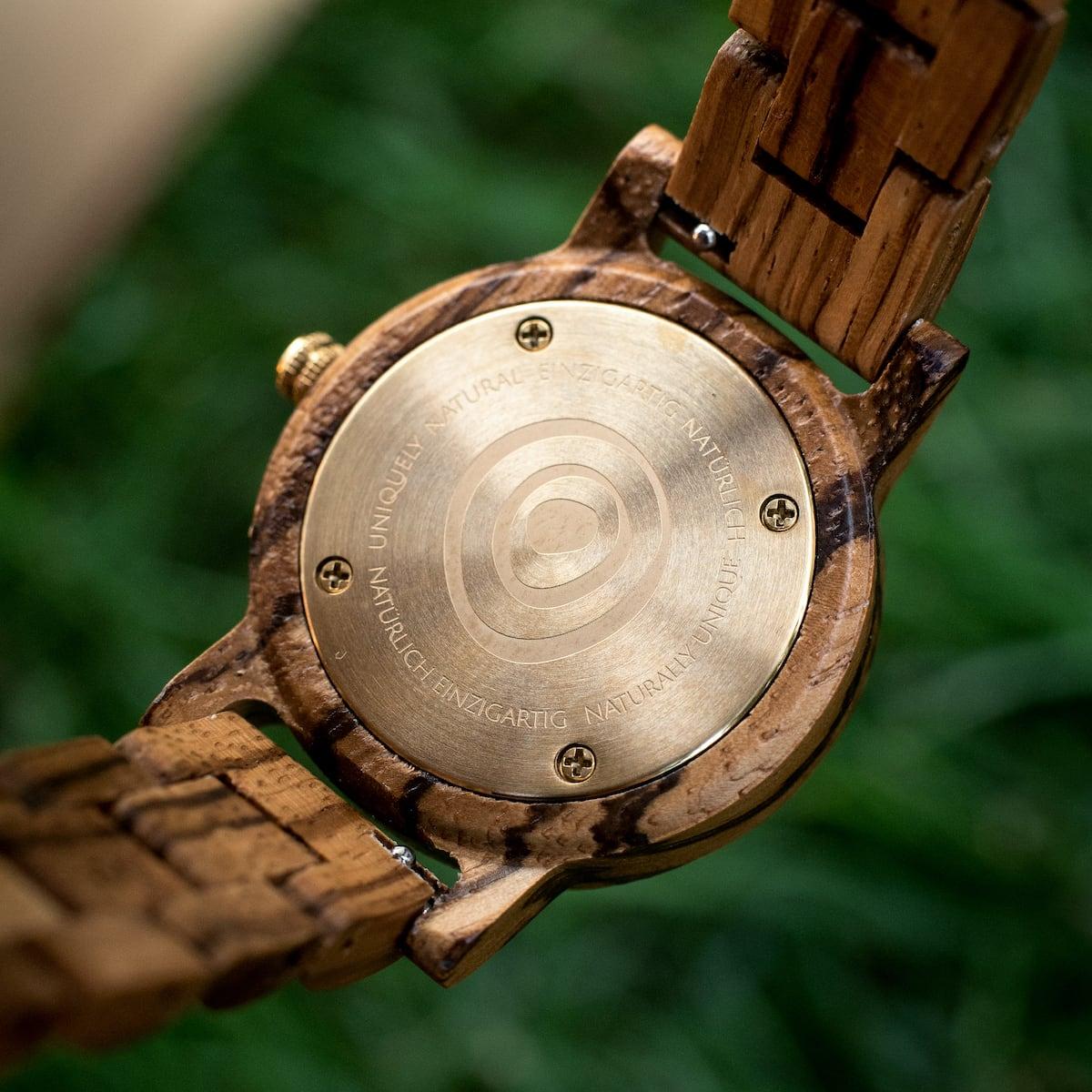 HOLZKERN | Erde Elemente Damen Holzarmbanduhr 32mm